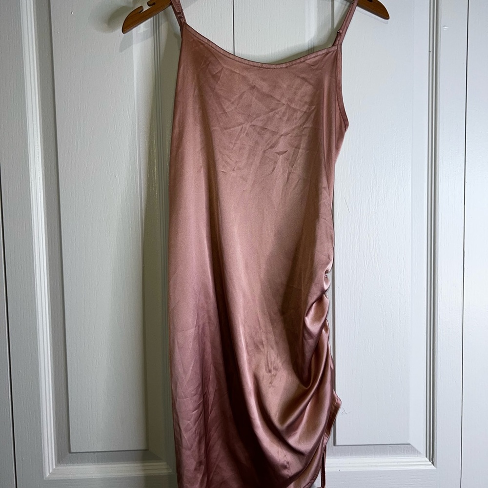 SHEIN SATIN CAMI DRESS BODYCON STRAP